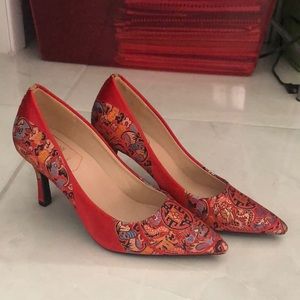 Traditional Chinese Wedding Red Heels